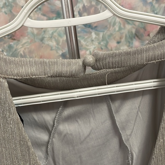 Cece Silver Blouse Lg - Picture 3 of 5
